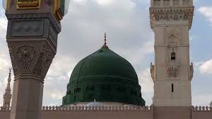 Mosque with green dome